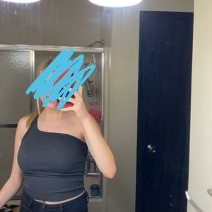 American Eagle one shoulder top